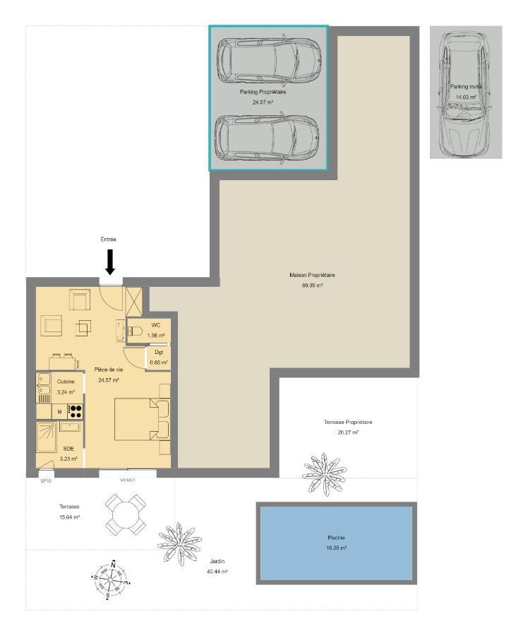 Suite Pour Deux La Jarne Ngoại thất bức ảnh